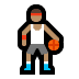 ⛹🏽 person bouncing ball: medium skin tone display on Windows